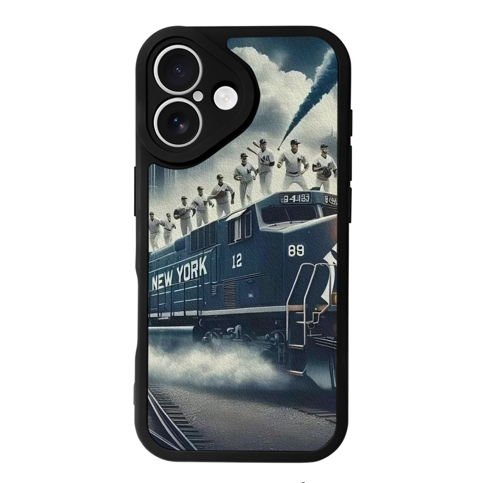 New York Yankees 265 IPhone 16 Silicone Leather Case – UV Print, Lambskin Texture – Perfect Fit, Wireless Charging Compatible, Scratch Resistant, Precise Cutouts – Stylish Protection For IPhone 16